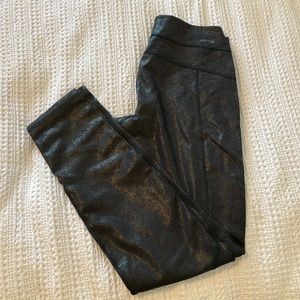 Joes Jeans Size M Shimmery Black Leggings